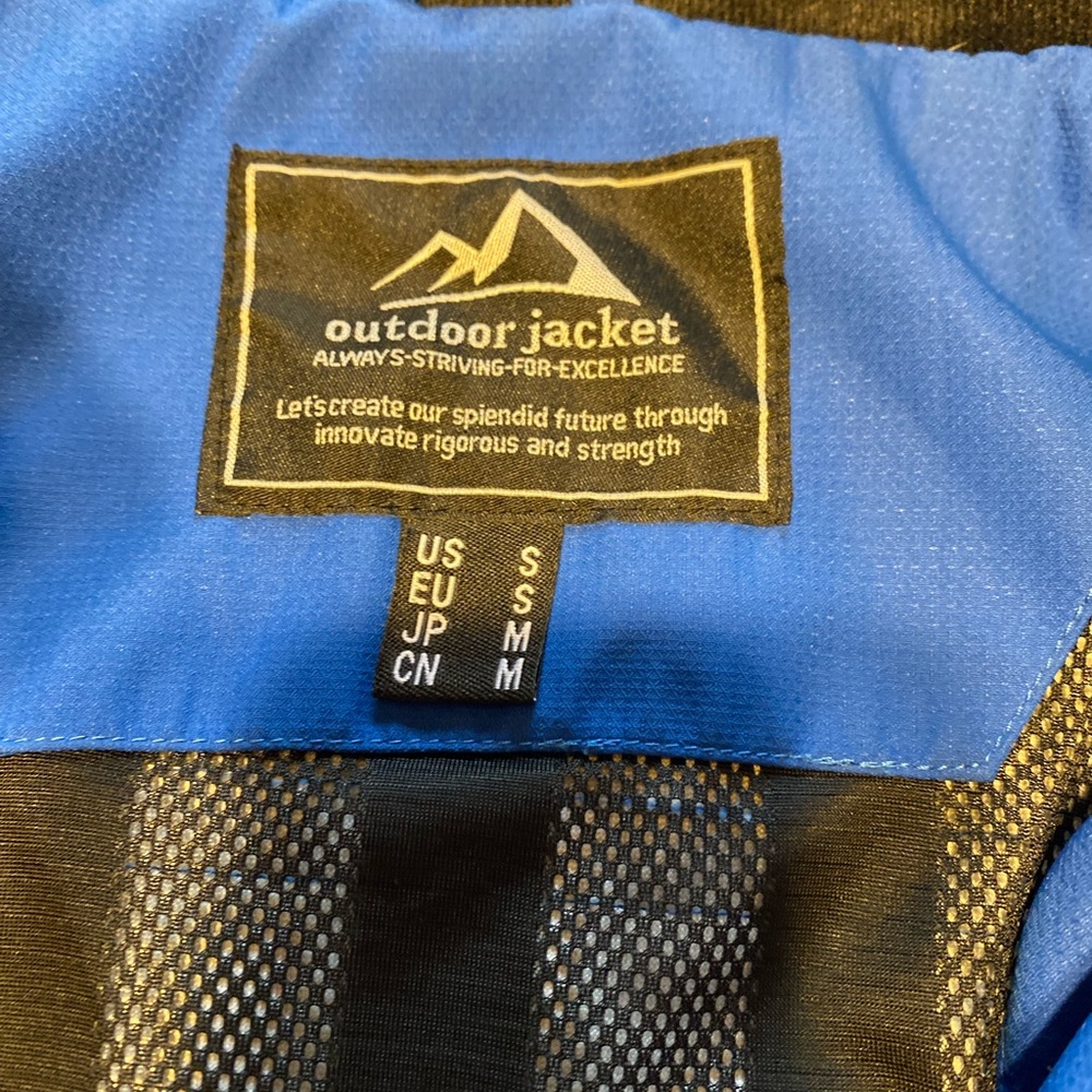 Men's Blue Ski Jacket - Performance Snow Shell - Picture 2 of 5